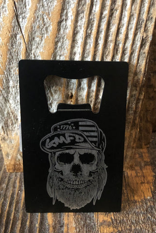 Guillermo GMFD Logo Laser Etched Bottle Opener