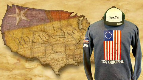 1776 Betsy Ross Flag Crewneck Sweatshirt