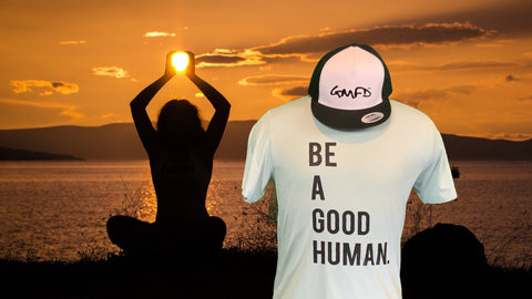 BE A GOOD HUMAN- Holly & Hocks T-Shirt