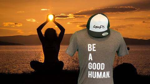 BE A GOOD HUMAN- Holly & Hocks T-Shirt