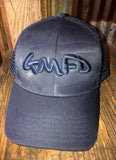 GMFD Debossed American Flag 3D/Puffy Embroidered Trucker SnapBack Hat