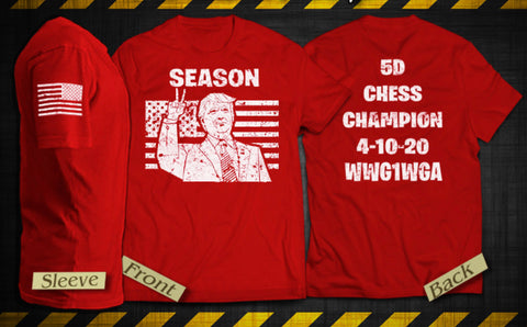 Donald Trump "Season 2 " Q- Design- T-Shirt